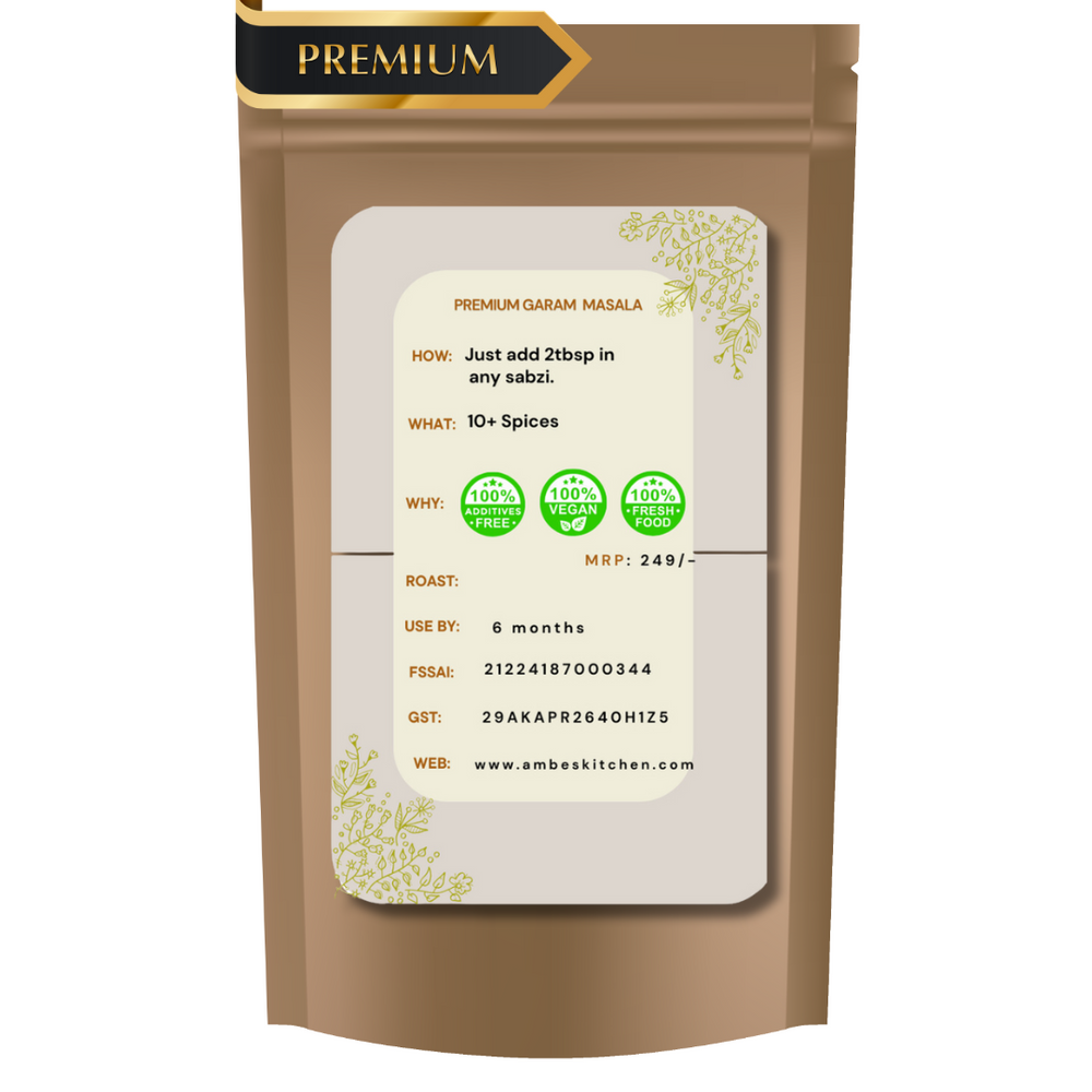 
                  
                    Premium Garam Masala-Strong Freshly Grounded Masala l Zero Preservatives
                  
                