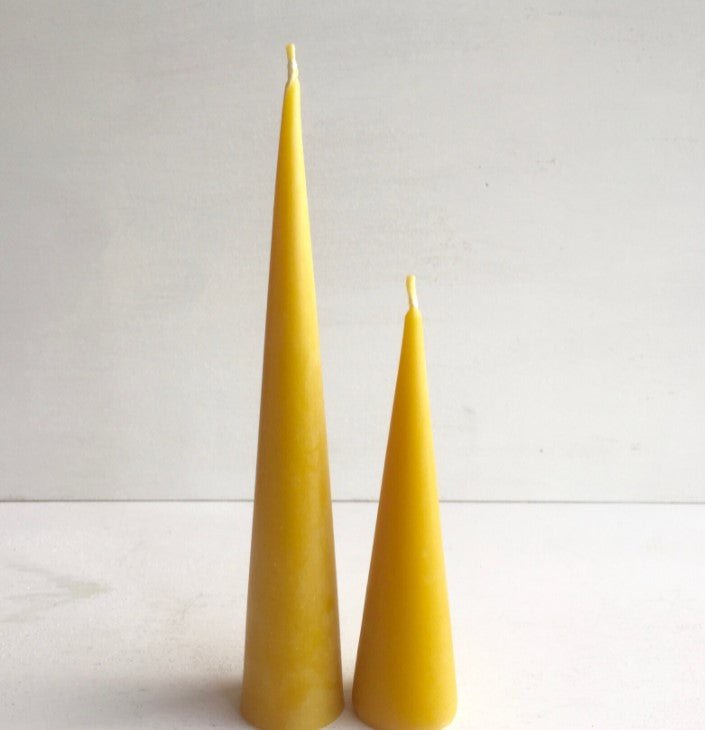 Spire Canary Yellow Candle (Set of 4) - Kreate- Candles & Holders