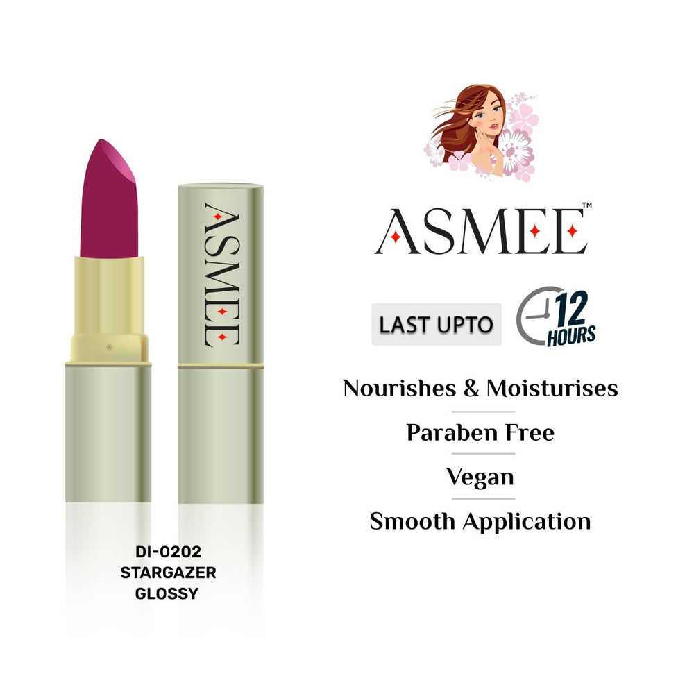 
                  
                    Stargazer-Asmee Glossy Lipstick(4.2g) - Kreate- Lips
                  
                