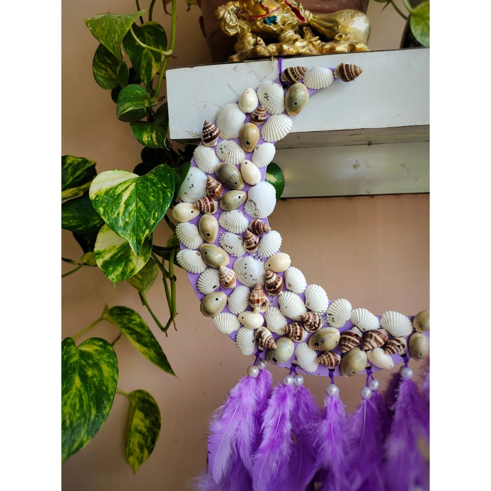 Stella Shell Moon Dreamcatcher - Kreate- Home Decor