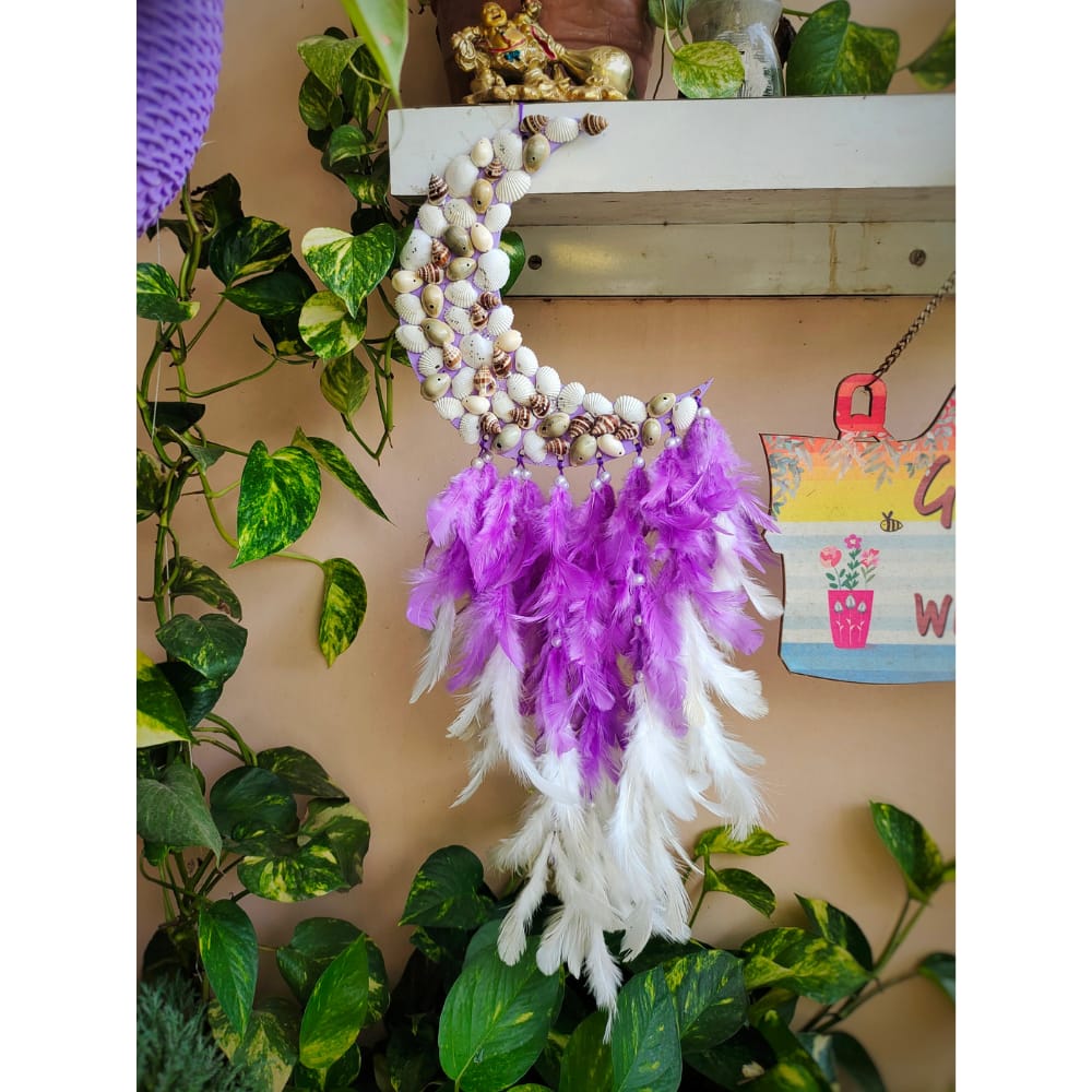 Stella Shell Moon Dreamcatcher - Kreate- Home Decor