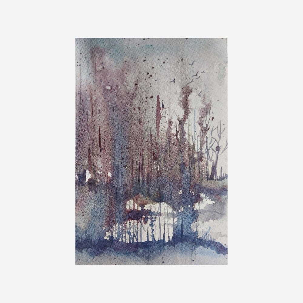 Storm Forest Painting - Kreate- Paintings
