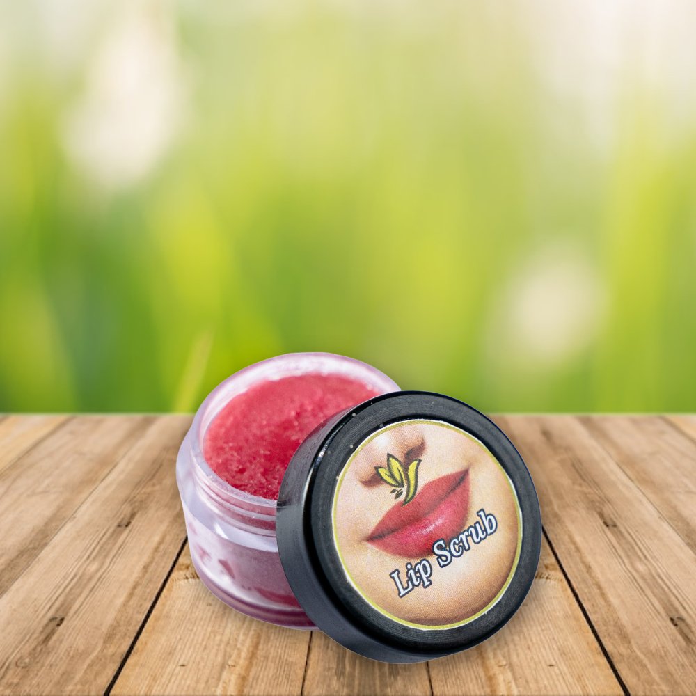 Strawberry Lip Scrub (15g) - Kreate- Lip Care