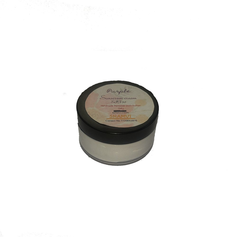 Sunscreen Cream SPF 30 (50g) - Kreate- Moisturizers & Lotions