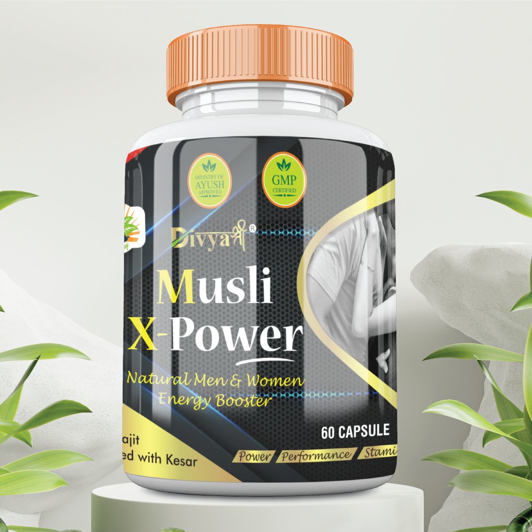 Super Effective Ayurvedic Musli X Power Capsule (60 Capsules) - Kreate- Sexual Wellness