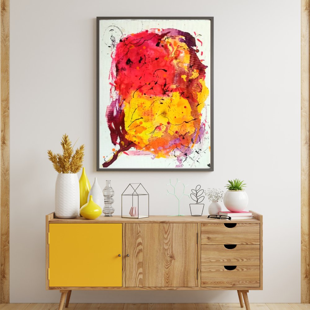 'Tale of Nightingales' Canvas Painting - Kreate- Painting