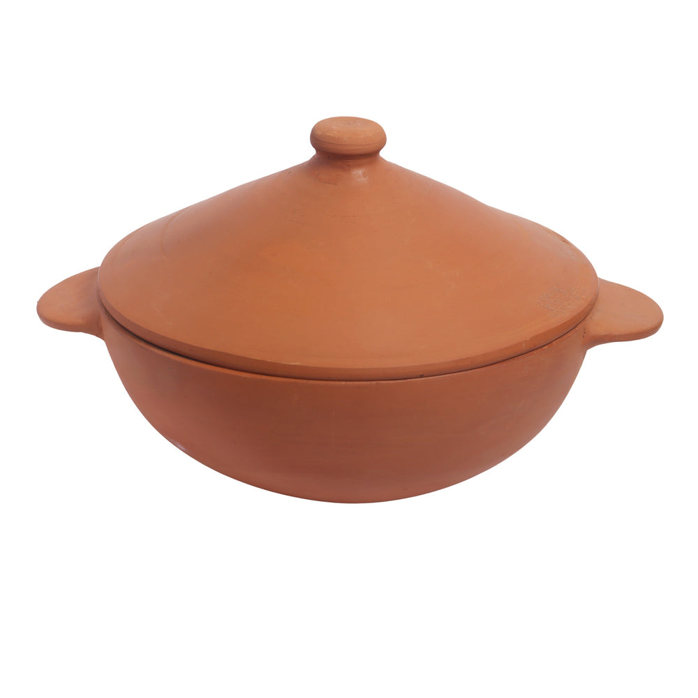 
                  
                    Handmade Terracotta Kadai / Serving Bowl with Lid
                  
                