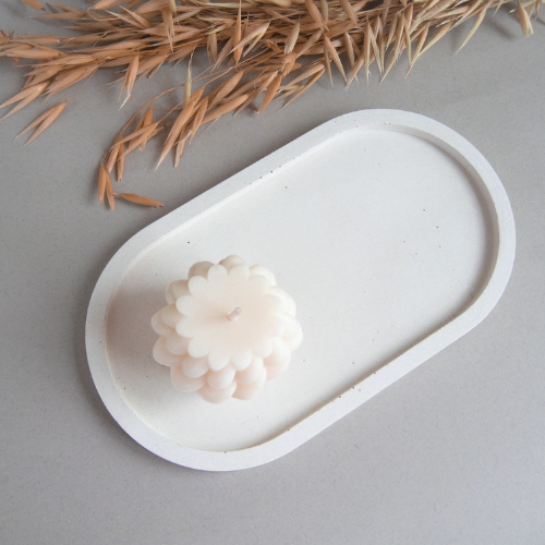 Concrete Oval Tray