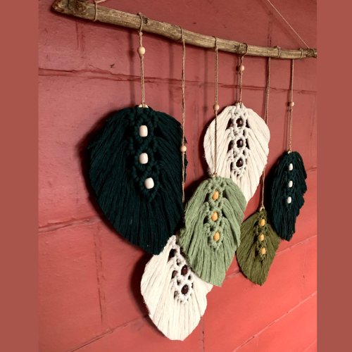 Macrame Leaf wall hanging