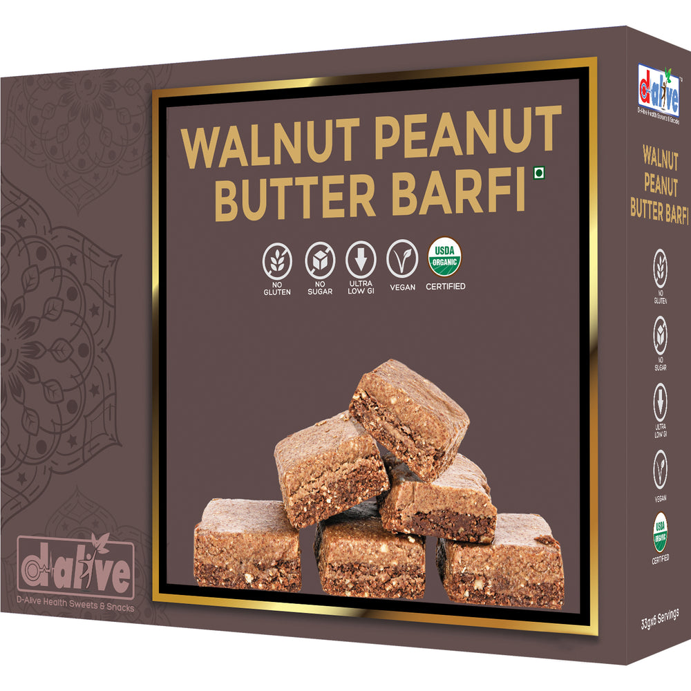 Walnut Peanut Butter Barfi (200g)