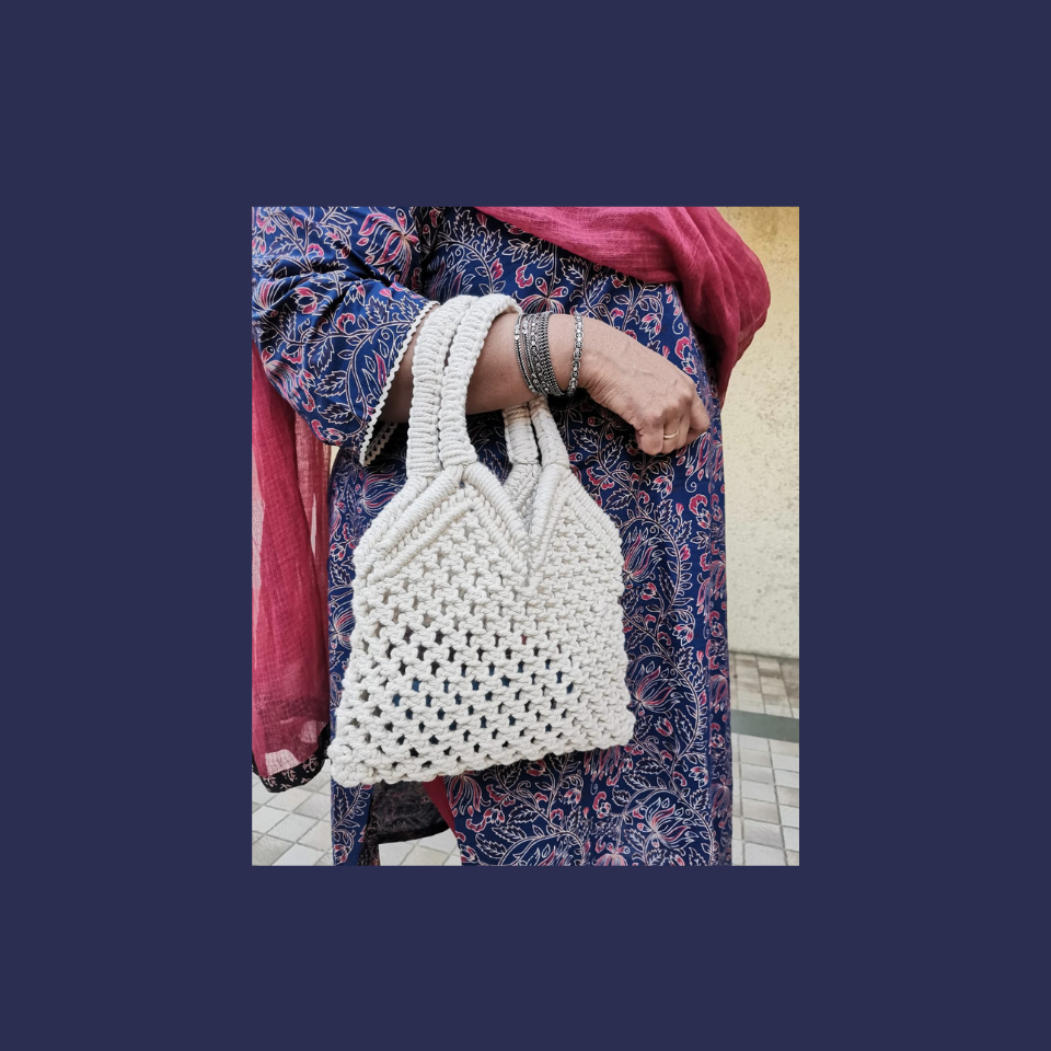 Wanderlust Evening Bag - Macrame Handbag