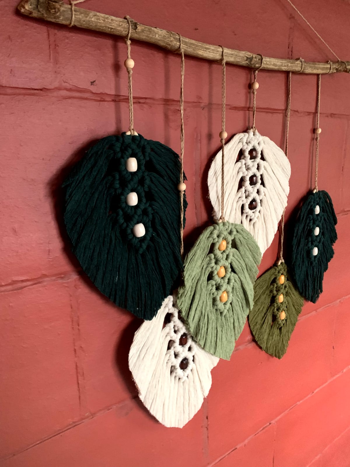 Macrame Leaf wall hanging