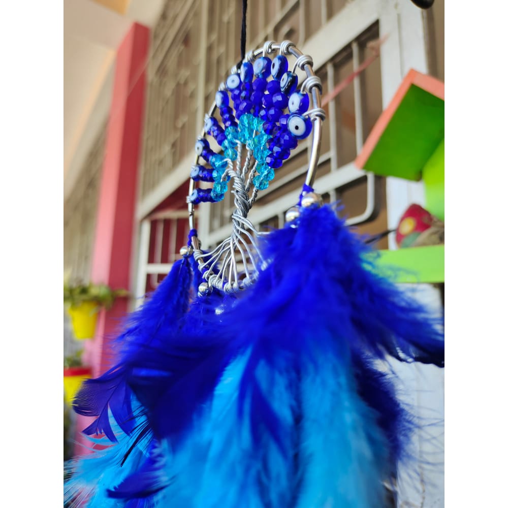 Evil Eye Beaded Dreamcatcher