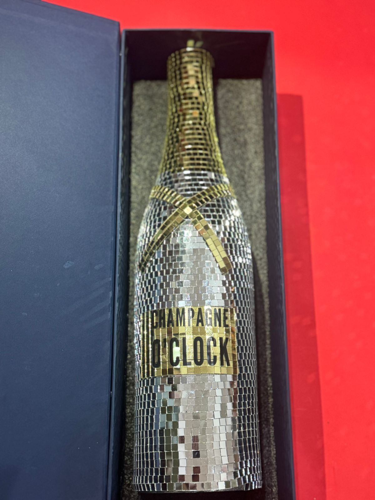 Handcrafted Mirror Champagne Bottles | Polyester Resin Finish | Luxury Home Décor & Gifting | Bling Bottles