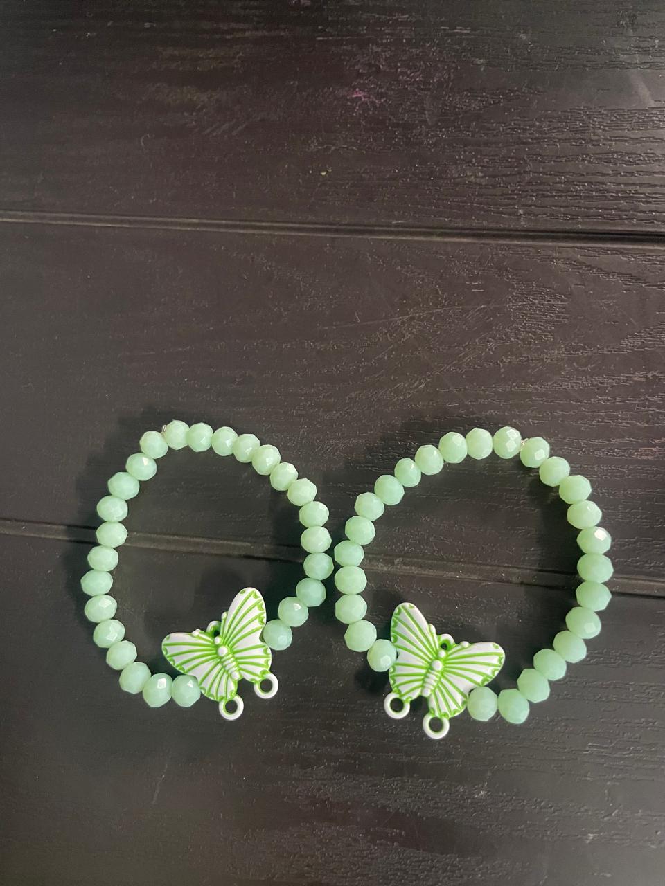butterfly beads bracelet (single pc)