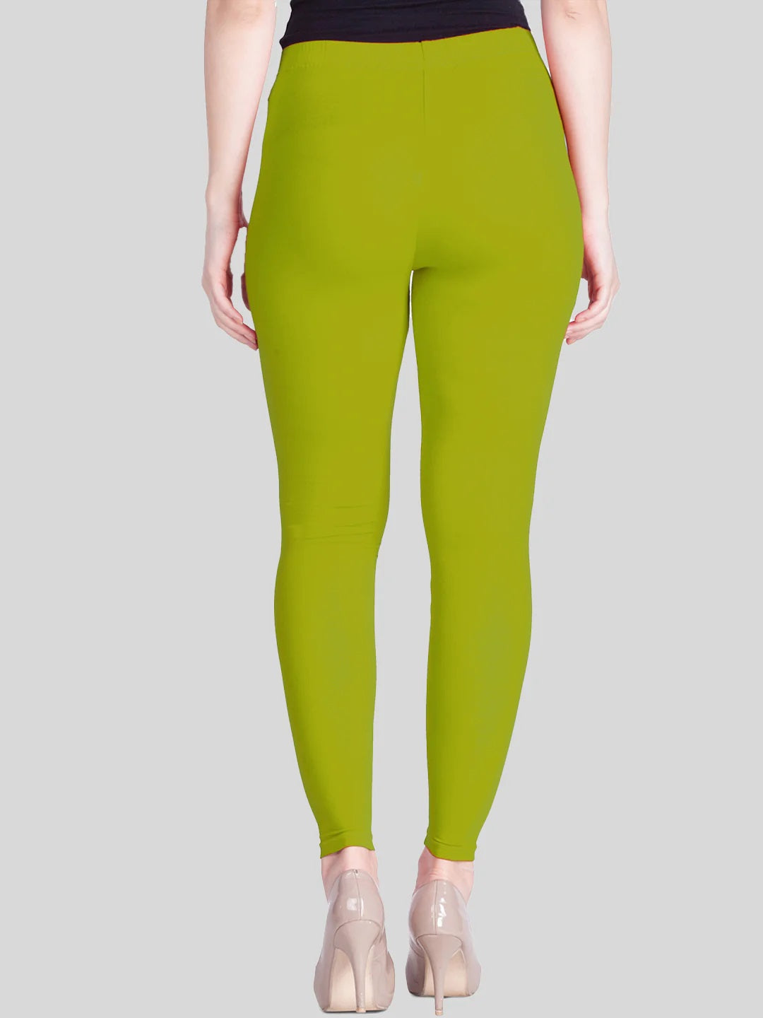 Pranti Ankle Parrot Green Leggings