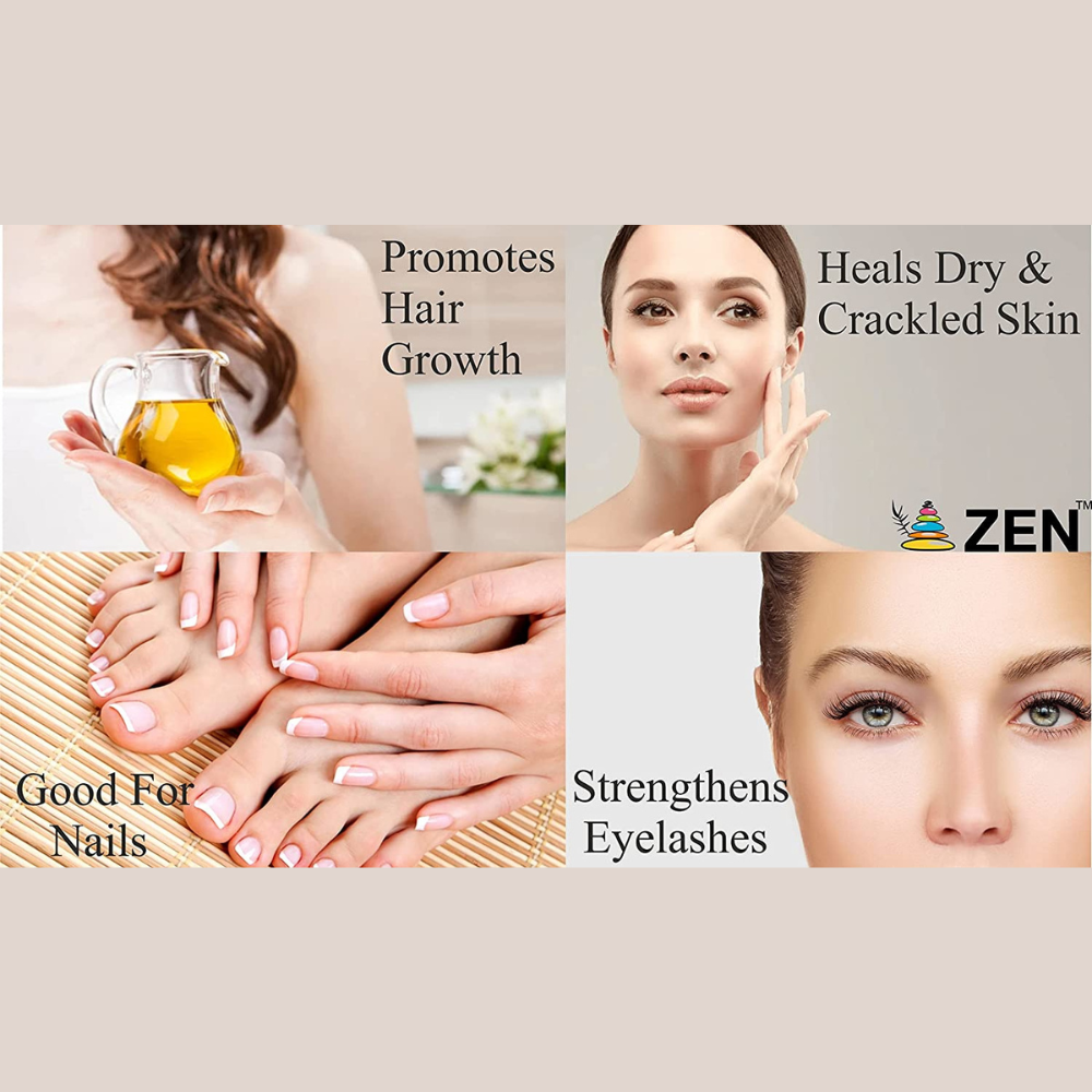 Zen Cold Pressed Oil (Castor Oil) - 100ml