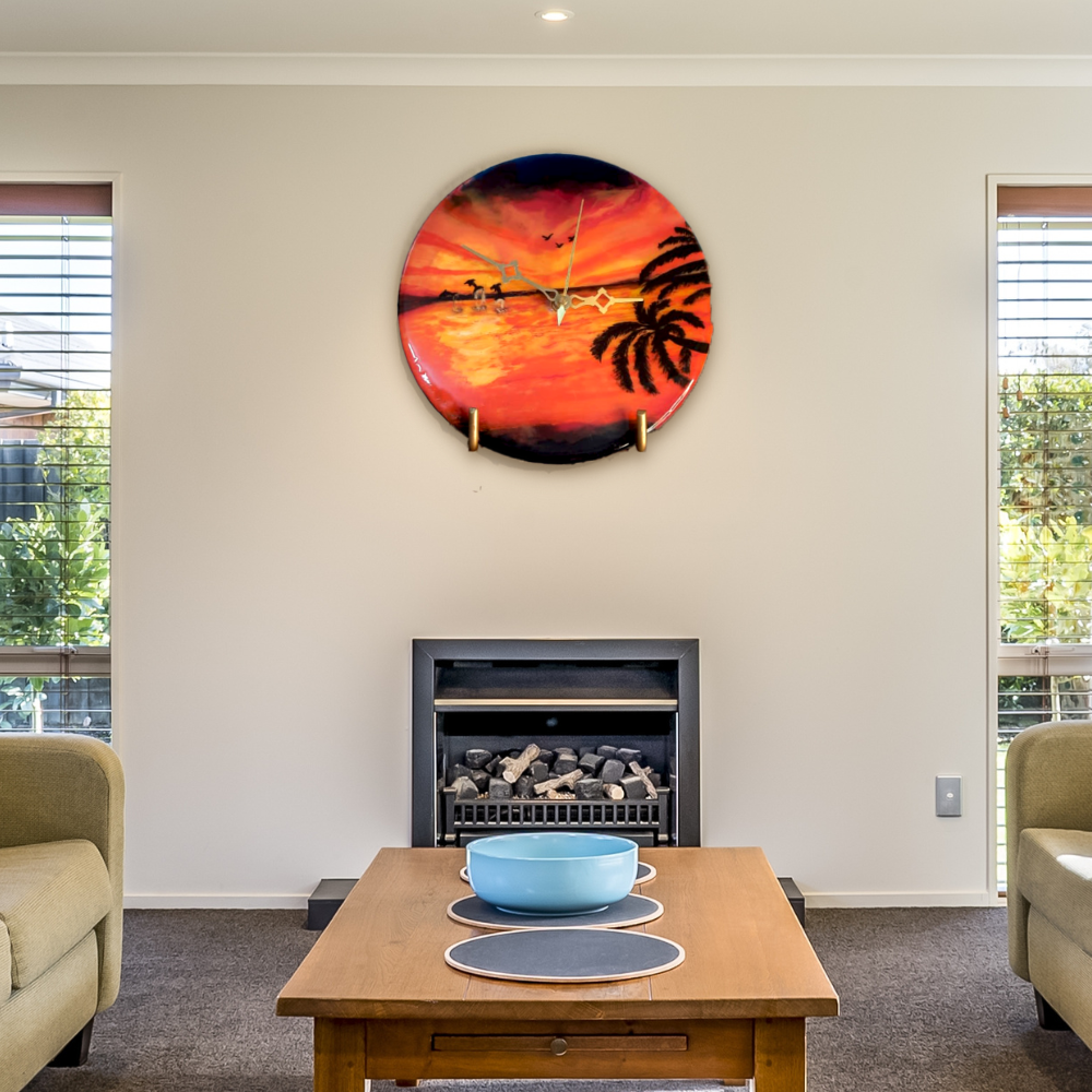 The Sunset Table Clock