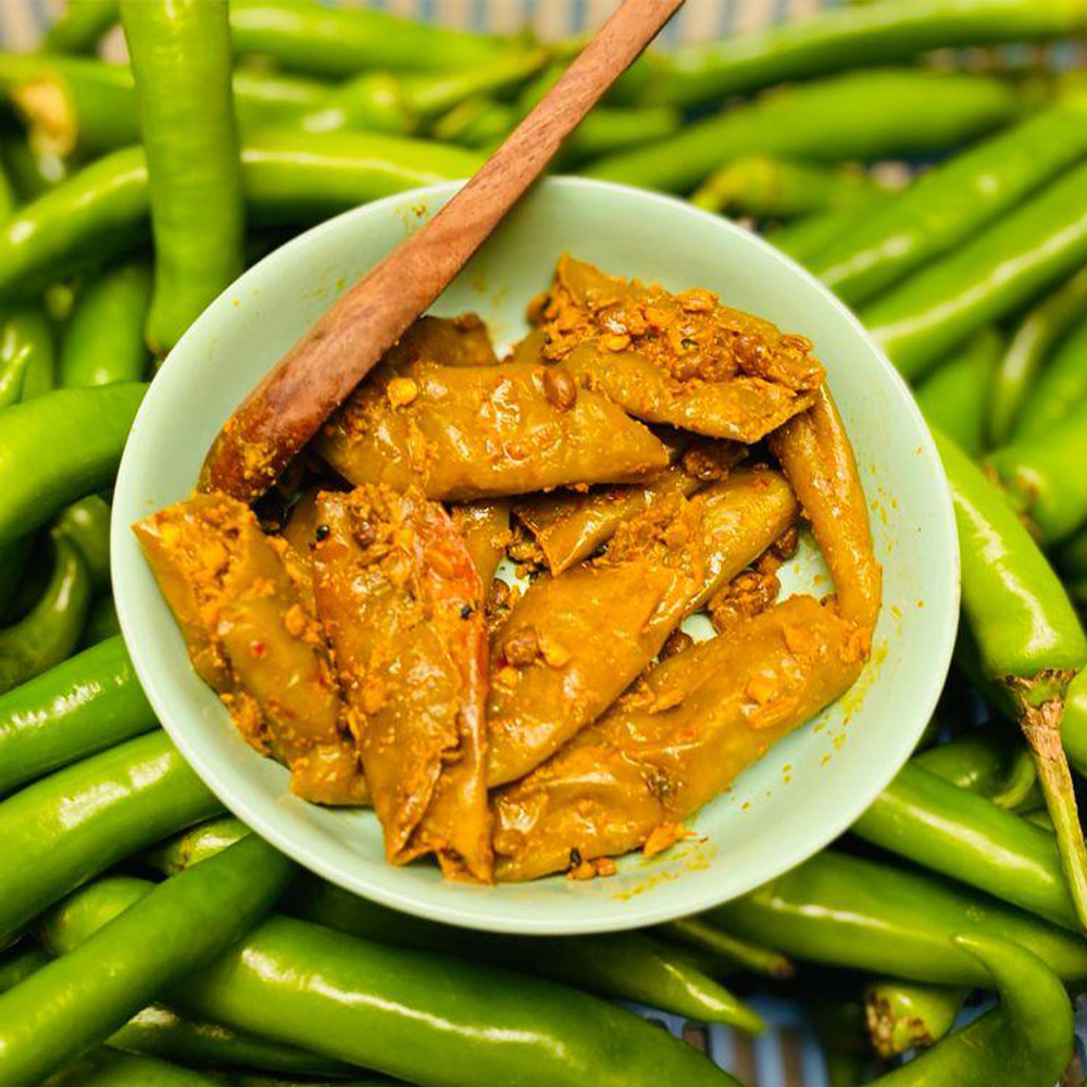 Papa Pickle Green Chilly Pickle (200g)