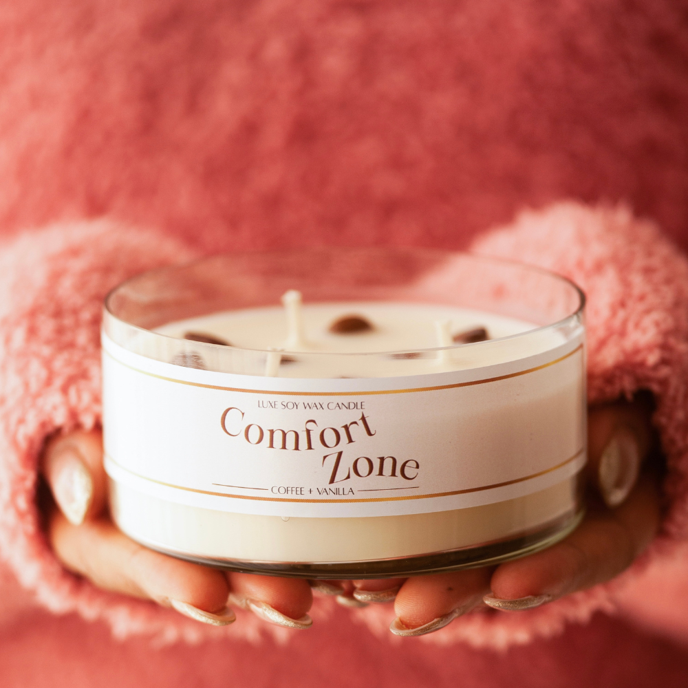 Luxe Soy Candle (Coffee + Vanilla) (100g)