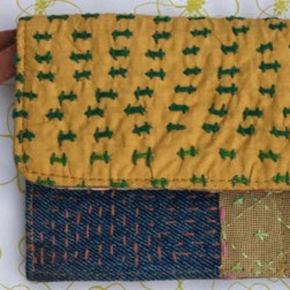 Harmony Sashiko Pouch