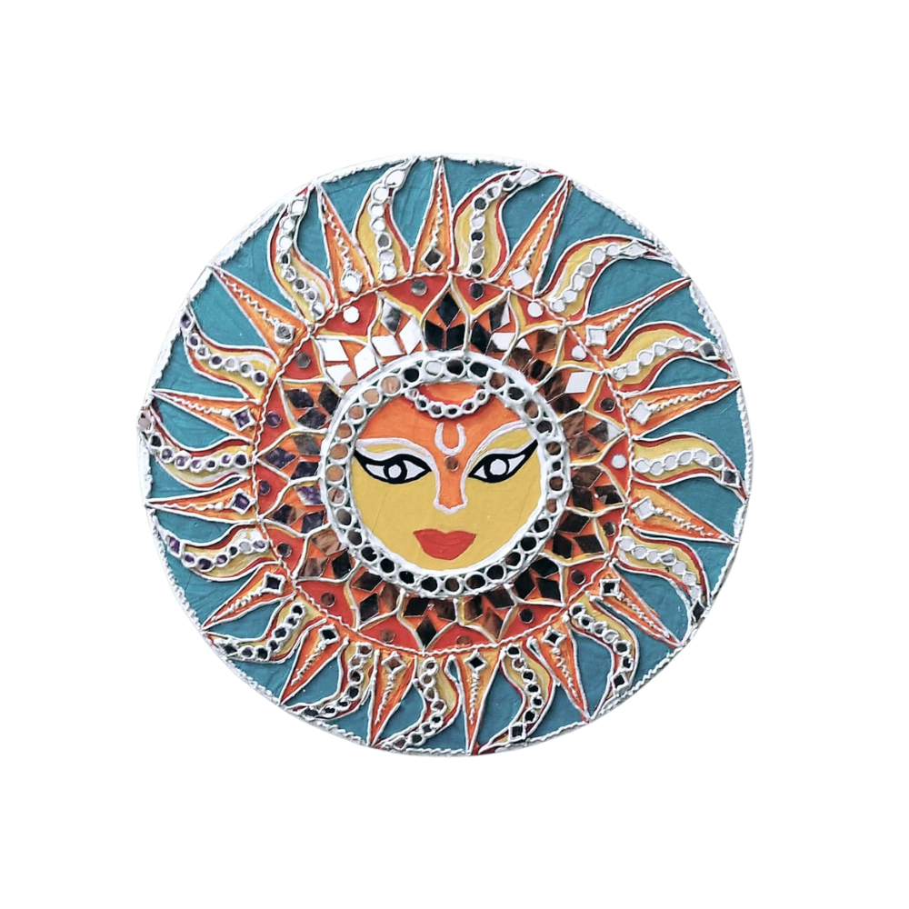 Surya Kali Mirror Wall Art