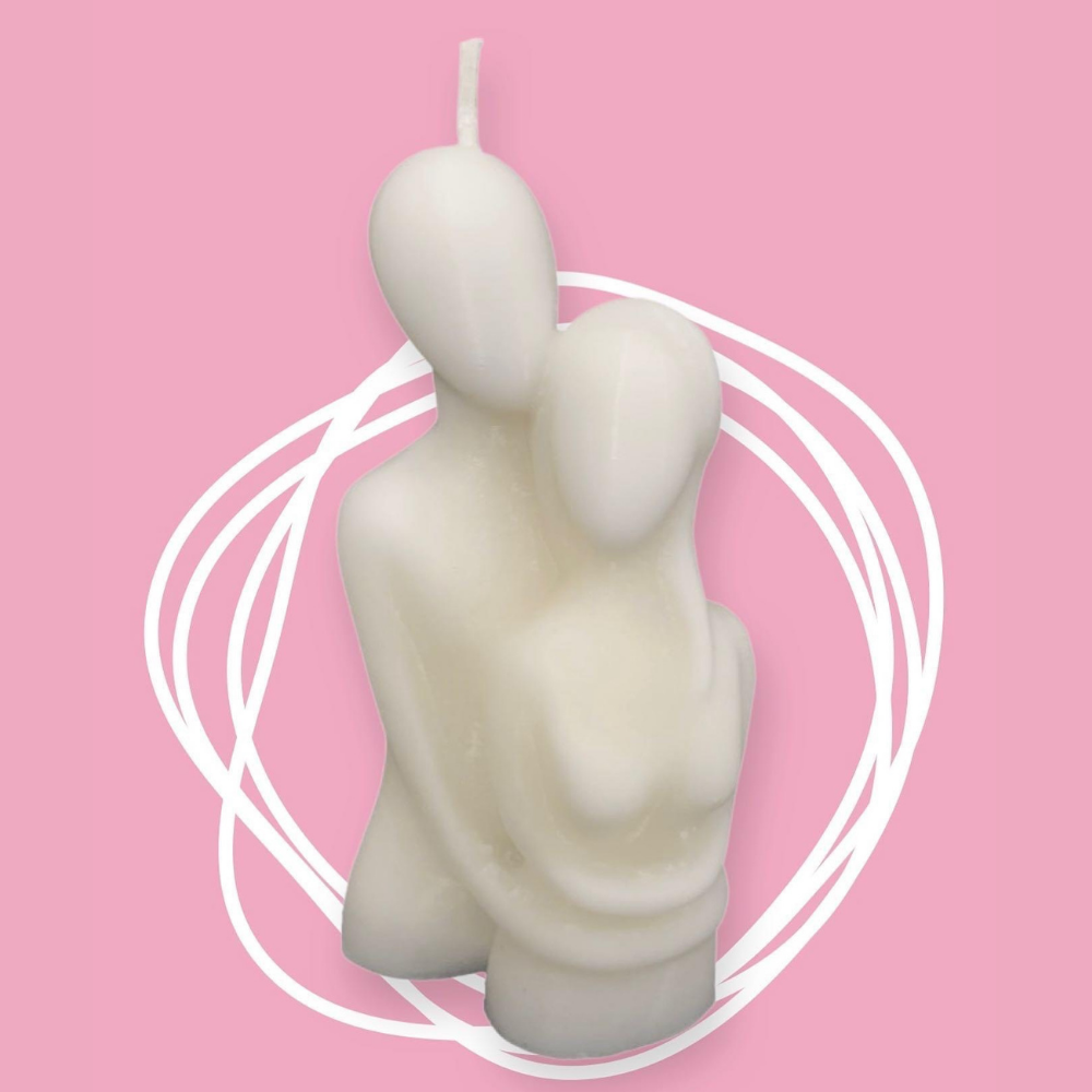 Couple Design Candles (Pack of 1) - Kreate