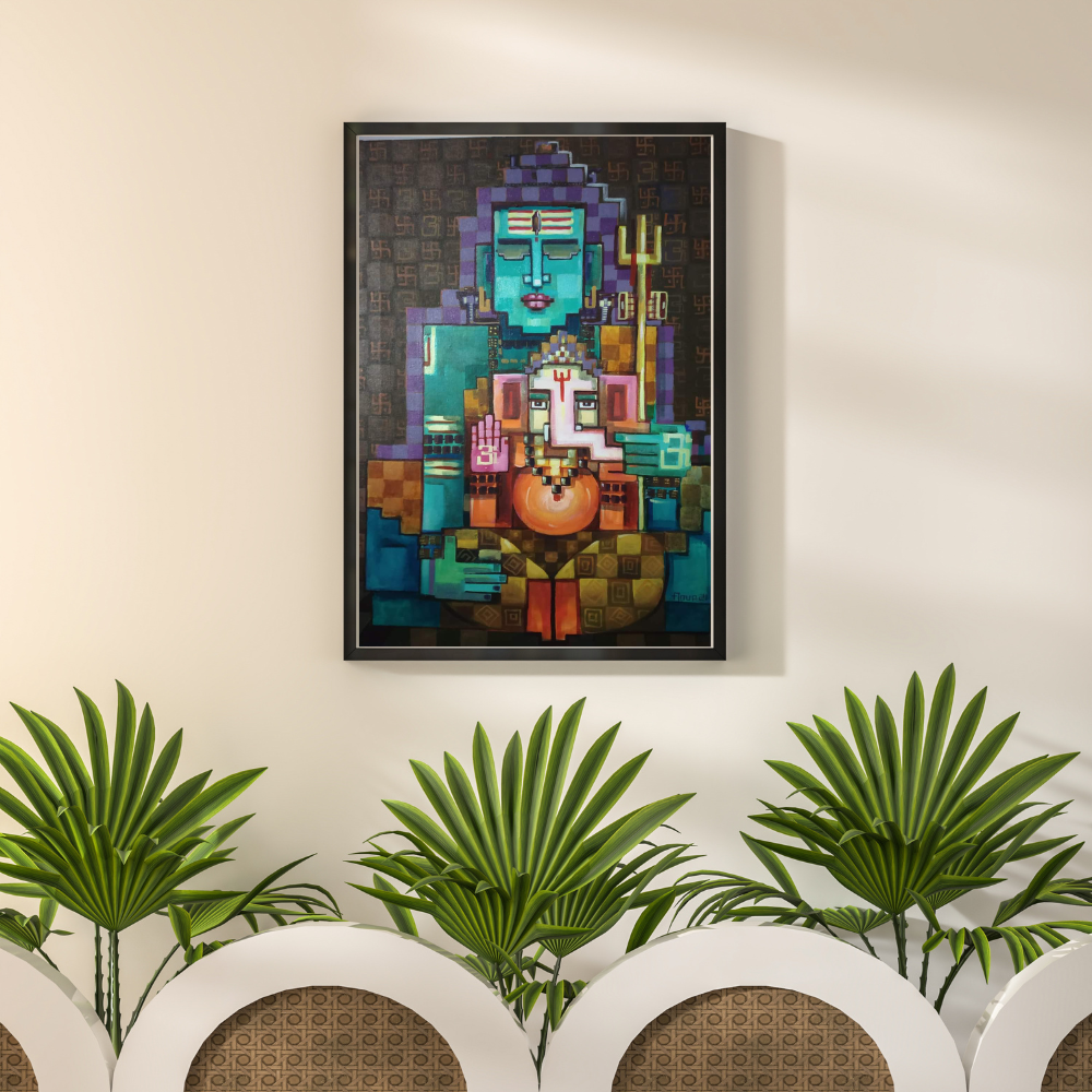 Ganesha and Shiva Painting