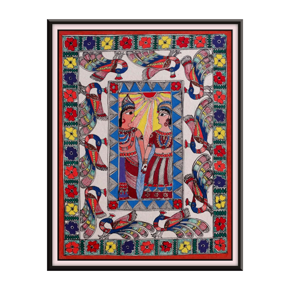Handmade Madhubani Painting