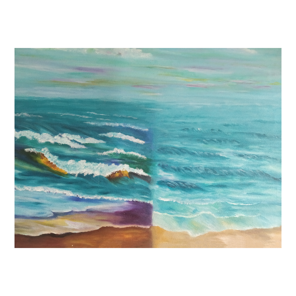 Handmade Beach Painting