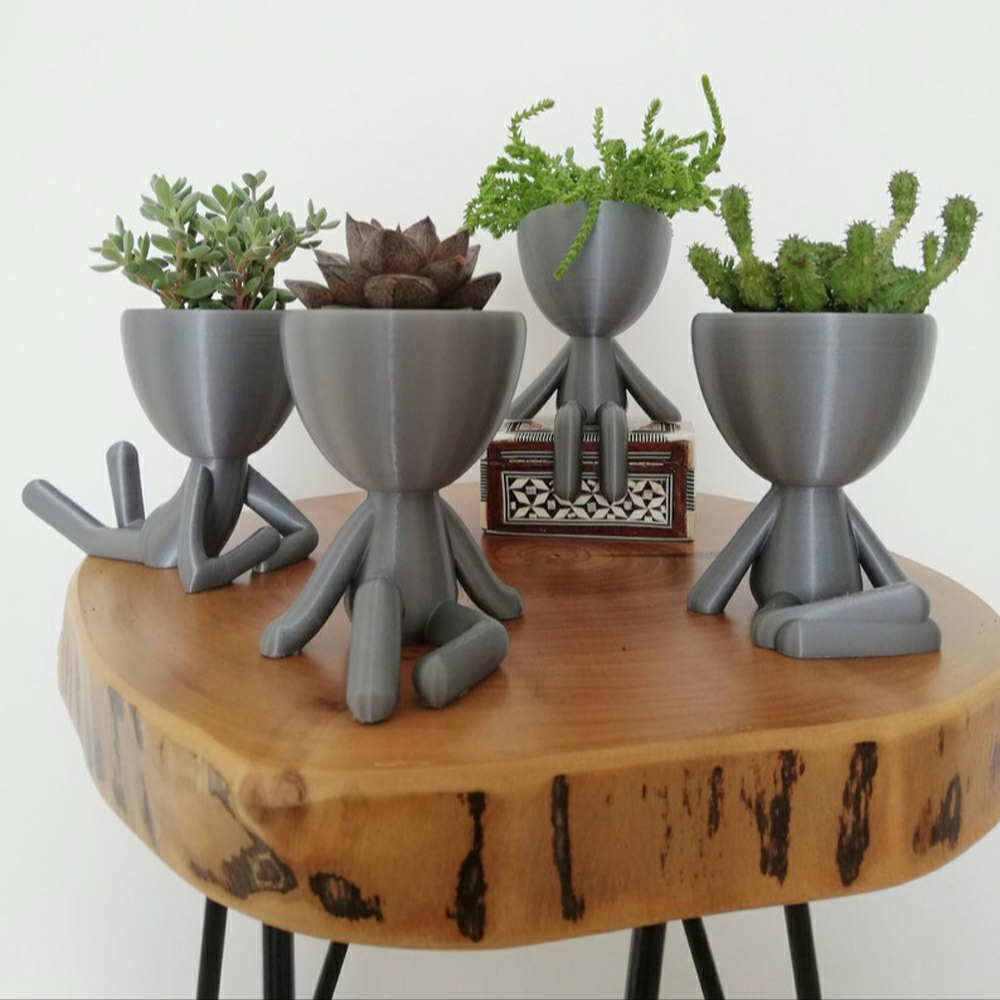 Yoga Planters & Pots (Set of 4) Kreate