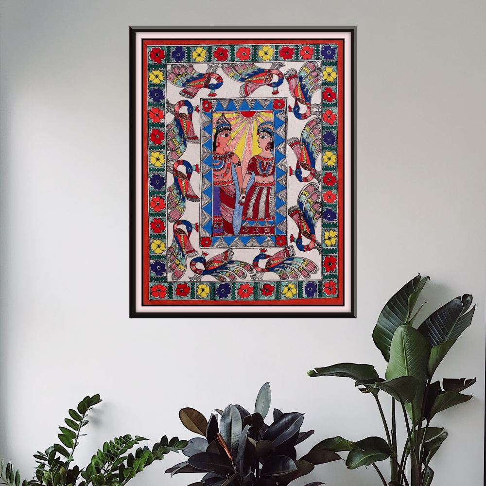 Handmade Madhubani Painting