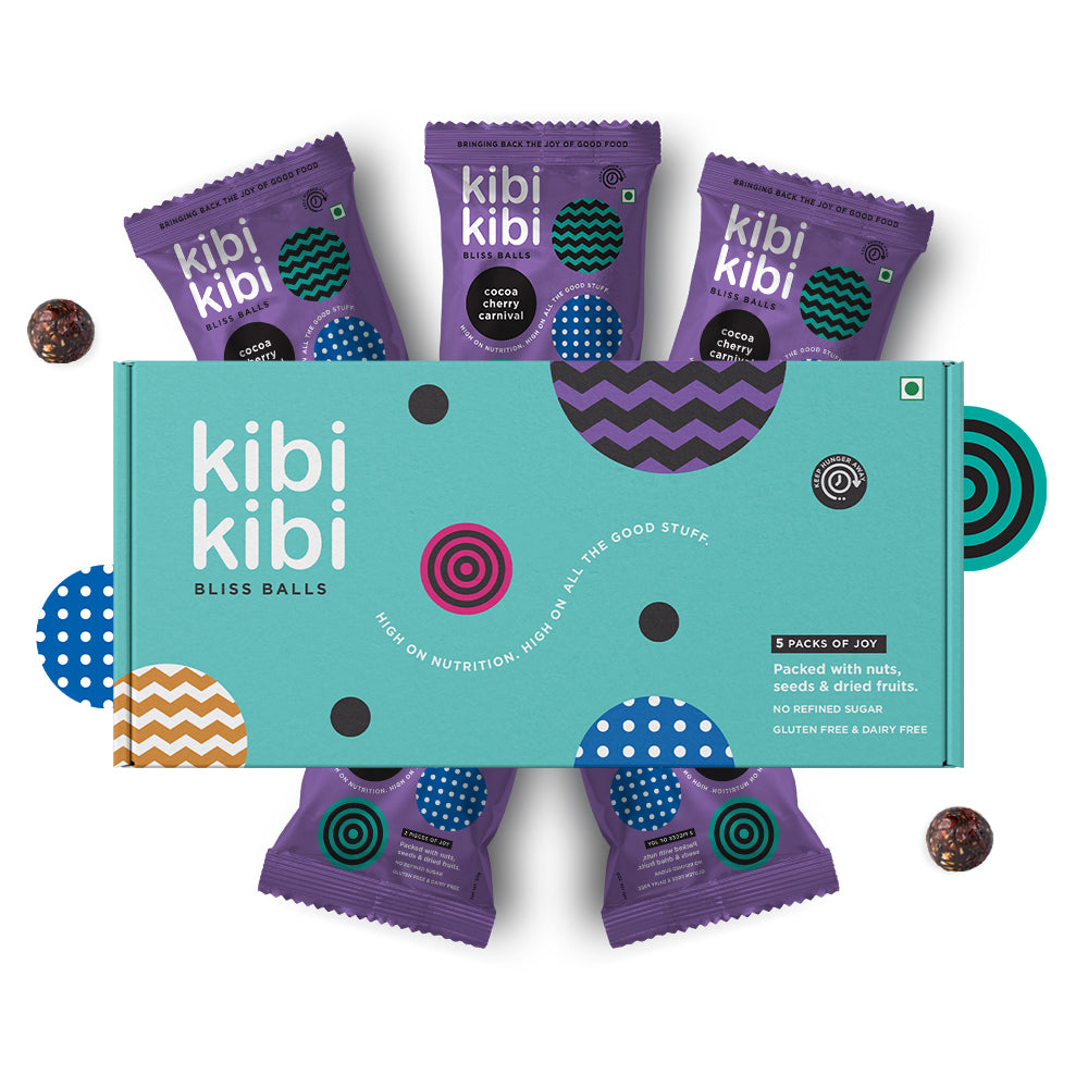 
                  
                    Kibi Kibi Cocoa Cherry Carnival Bliss Balls (Pack of 5)
                  
                