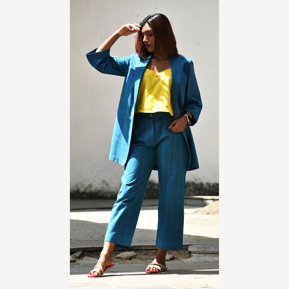 Oversized Cotton Coat and Pant