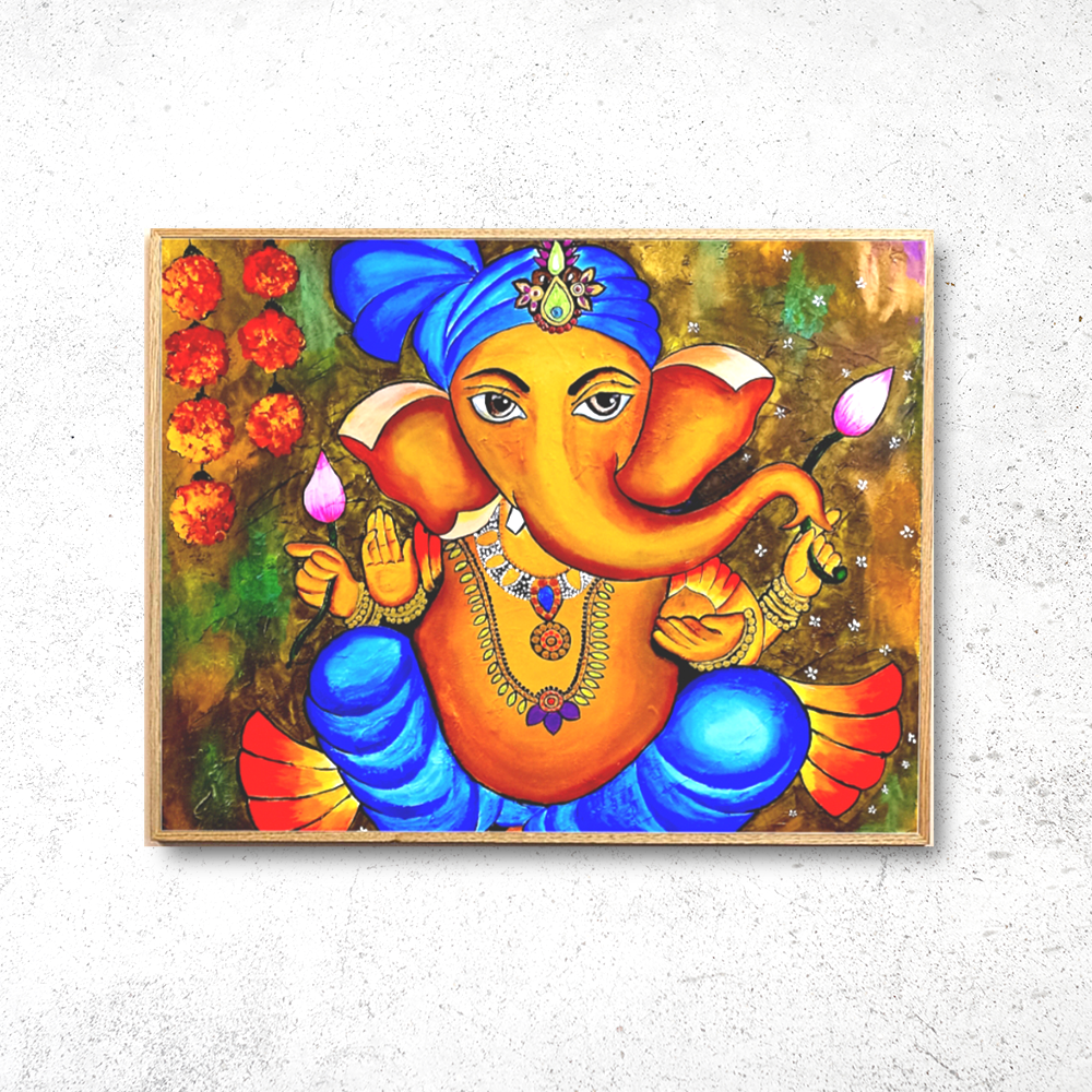 Ganesha - Acrylic Painting