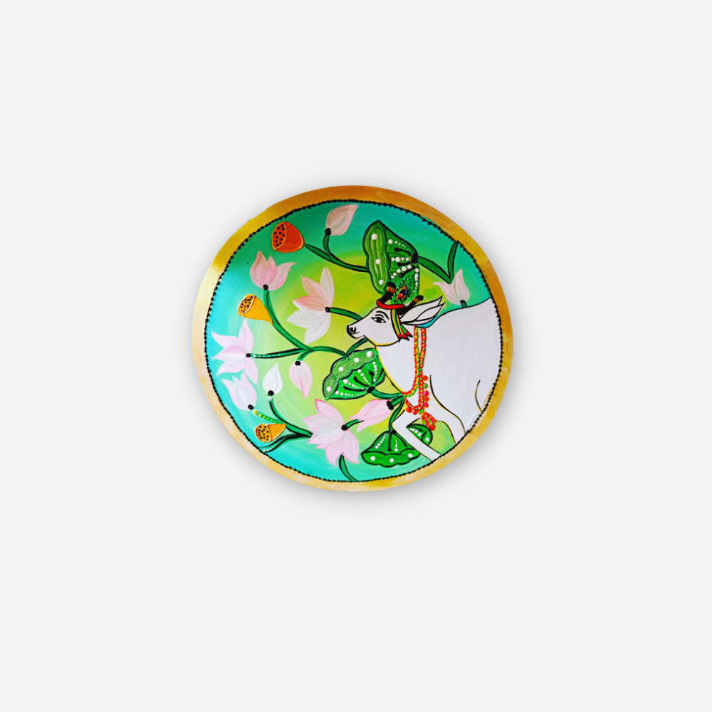 Cow Motif Wall Plate