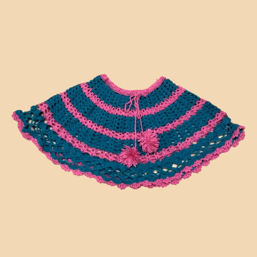 Handmade Quality Yarn Poncho