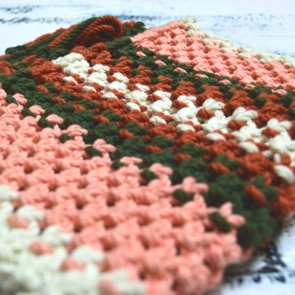Macrame Crossover bag - Dahlia