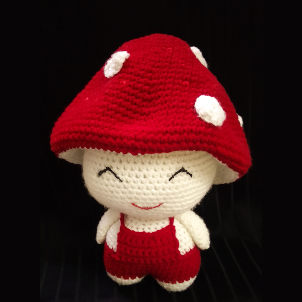 Crochet Mushroom Toy