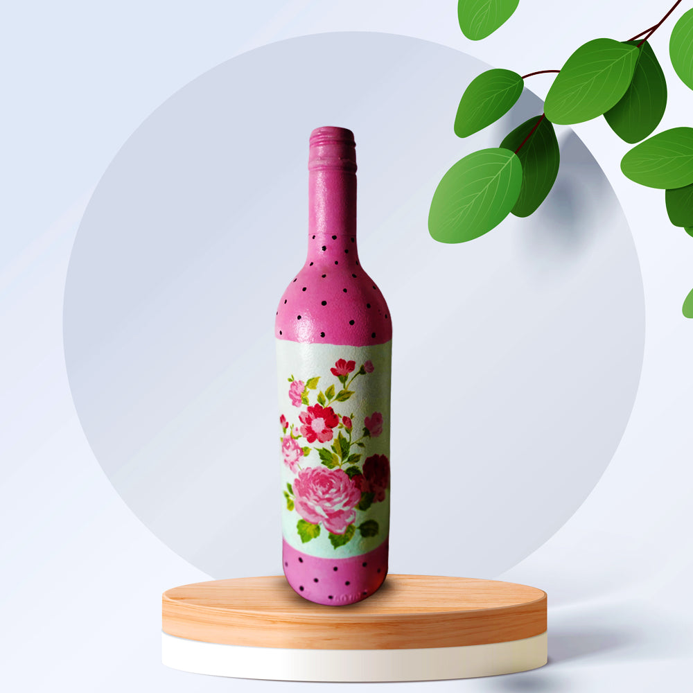 Decoupage Bottle