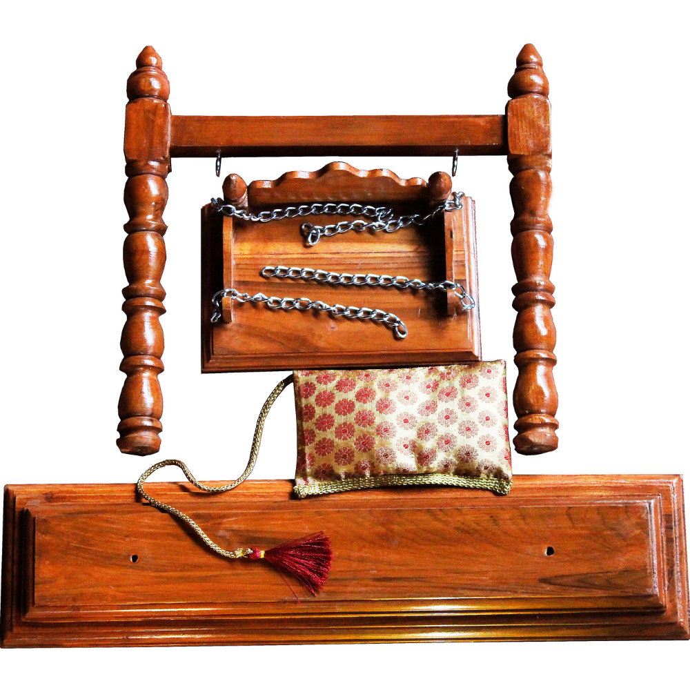 Teak Wood Laddu Gopal Jhula