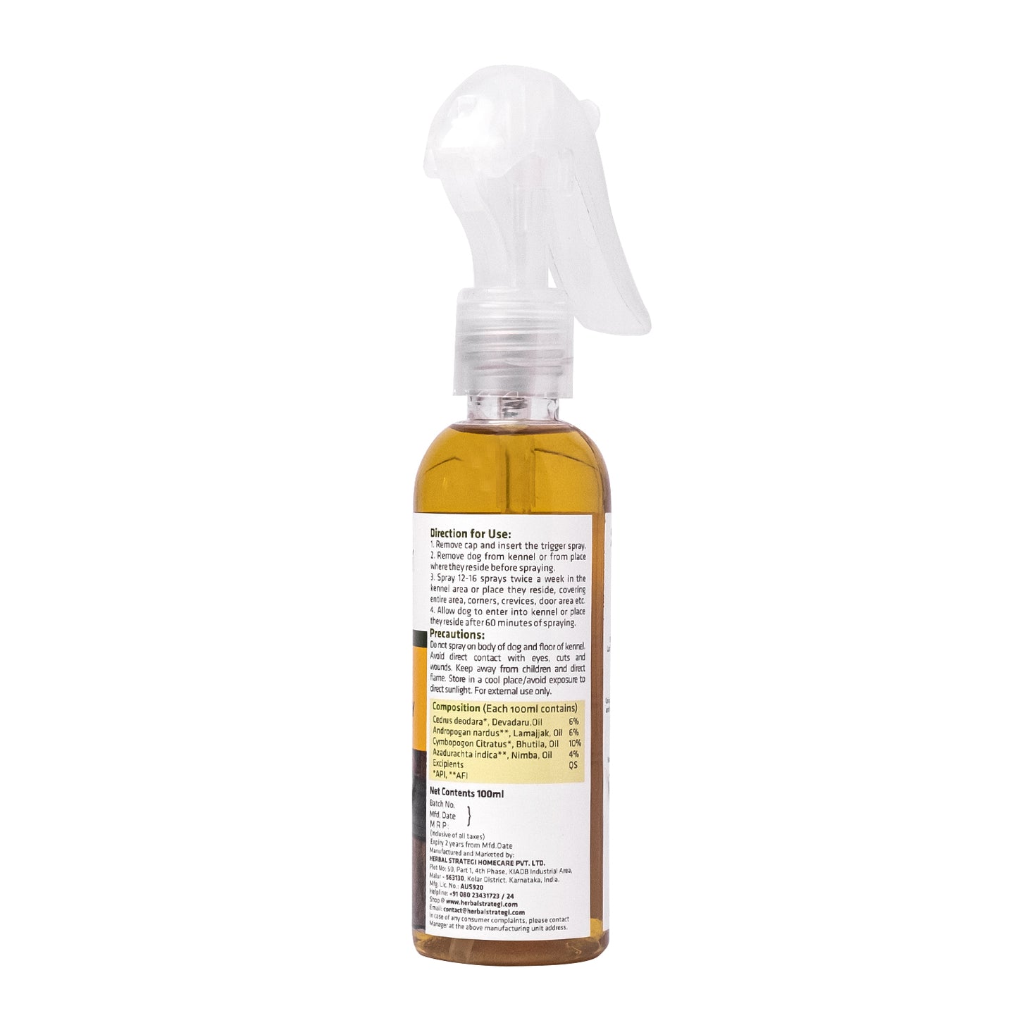 Herbal Strategi Kennel Spray (100ml)