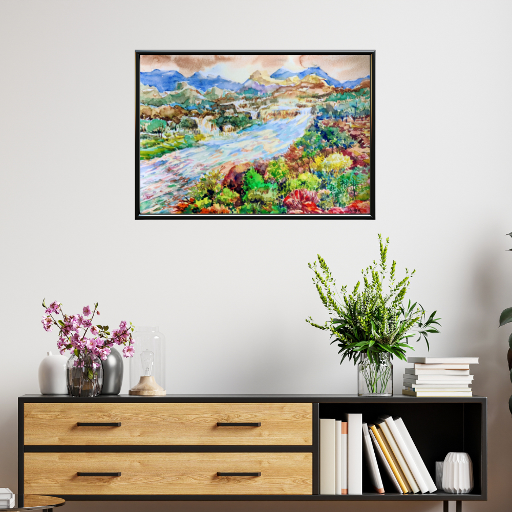 Hill Scape Painting