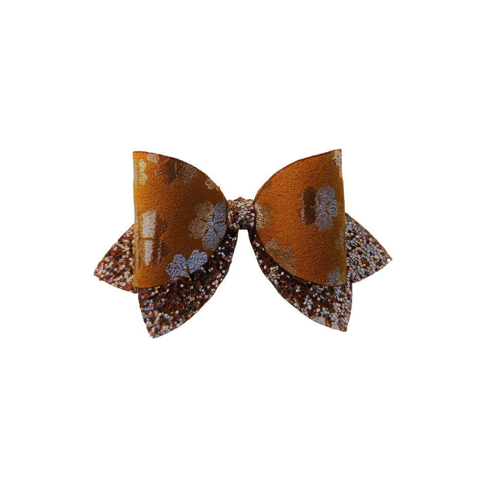 Party Bow - Ochre & Gold