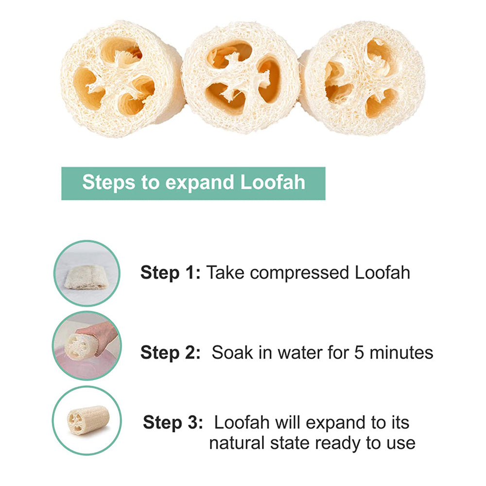 Natural Loofah Sponge Body Scrubber