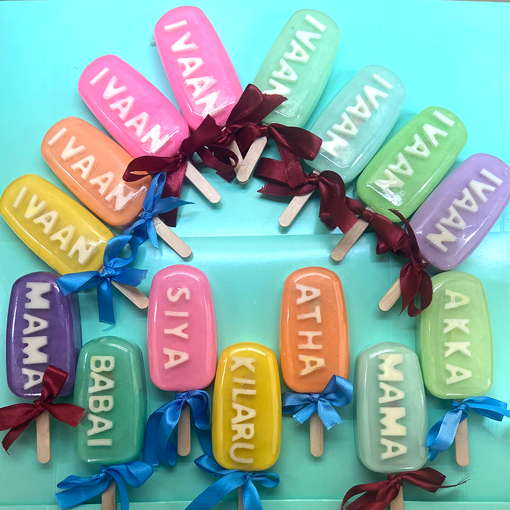 Personalized Name Popsicle Soap