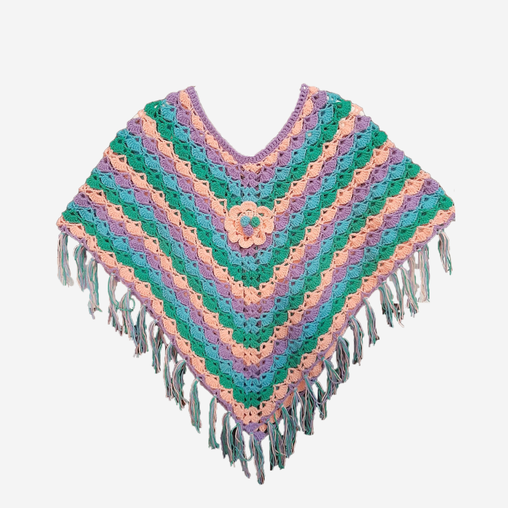 Handmade Yarn Poncho