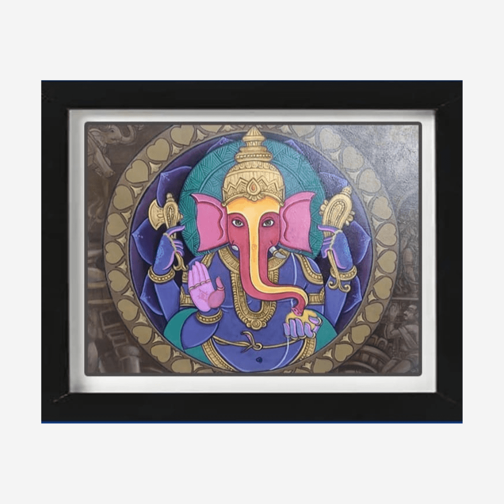 Canvas Ganapathi Painting