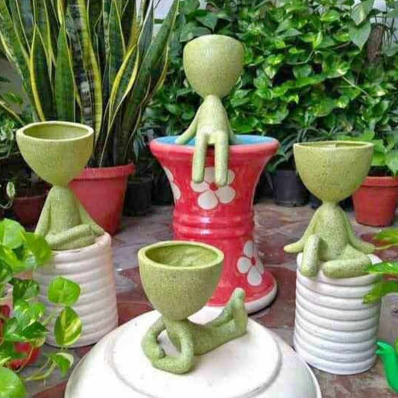 Yoga Planters & Pots (Set of 4)