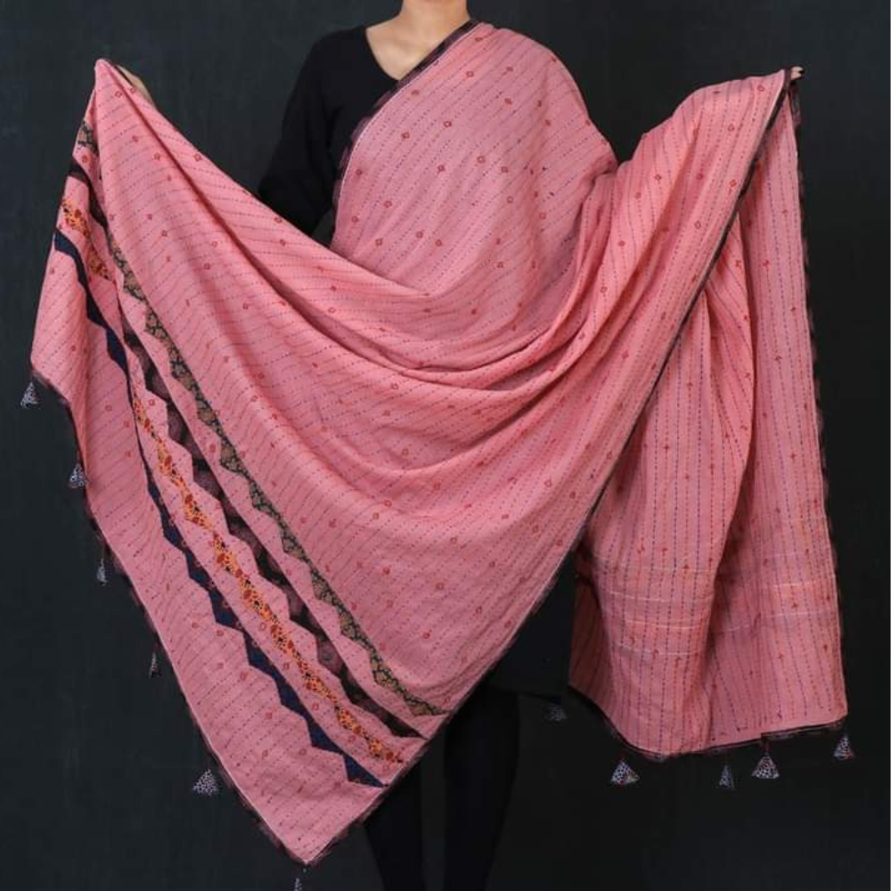 Kantha Work Dupatta